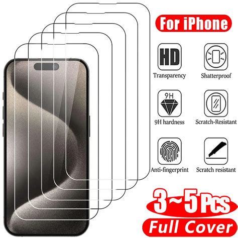 TKS Clear Glass Film For iPhone 15 16 17 Pro Max Screen Protector ... - balustradellc
