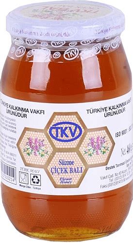 TKV 460 gr Süzme Çiçek Balı Fiyatları, Özellikleri ve Yorumları.