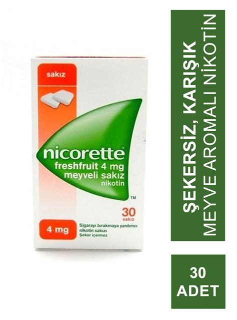 TL Bu işletmenin fırsatlarını 238 kişi satın aldı!Nicorette 4 Mg 30 Adet Meyveli Sakız 154,90 TL %3 149,90 TL (1) Nicorette 1mg Naneli Ağız Spreyi 150 Sprey x 2 590,00 TL %7 549,00 TL Yeni Ürün (1) Nicorette 2.