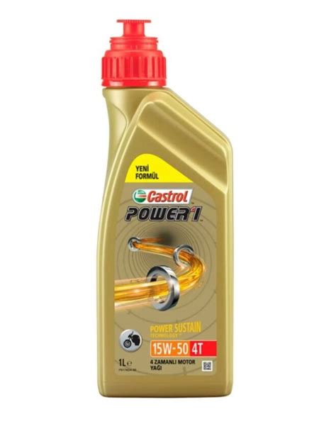 TL Castrol Power 1 4T 15 W 50 Yeni Formül.