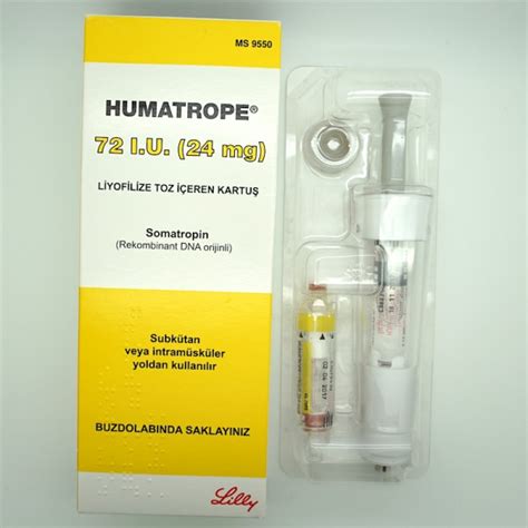 TL Humatrope 72 İu 24 Mg Hgh (Somatropi̇n) HUMATROPE 72 IU HGH- BÜYÜME HORMONU Saklama Koşulları; 2 ° C-8 ° C arasında buzdolabında sa.