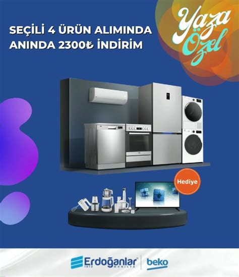 TL Seçili Beyaz Eşya ile Beraber Küçük Ev Aleti veya TV alımında 1.