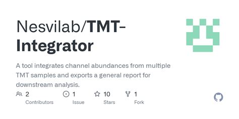 TMT-Integrator A tool that integrates channel abundances