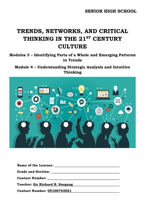 TNCT Module 3-4 - TRENDS, NETWORKS, AND CRITICAL THINKING