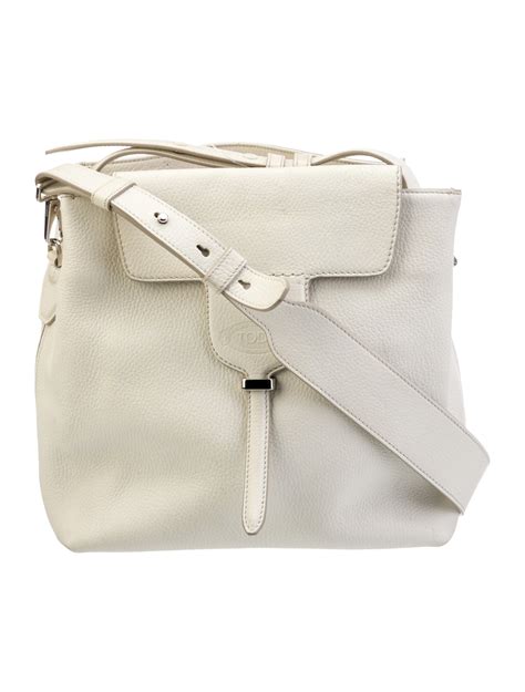 Tod's Leather Messenger Bag - Black Messenger Bags, Bags - balustradellc