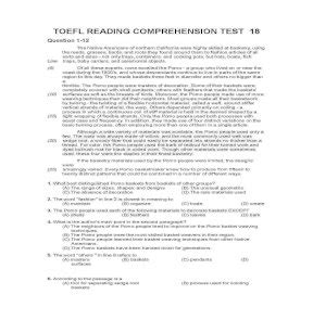 TOEFL reading test 18 with answers - E-TEST.ID