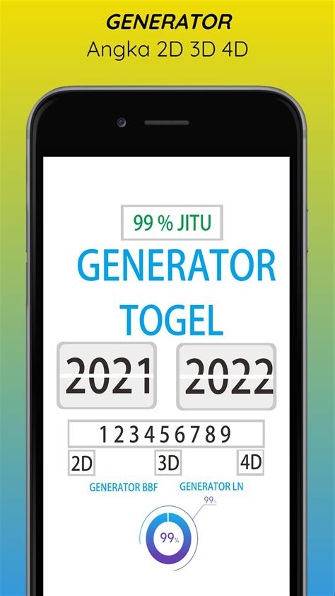 TOGEL GENERATOR 2D3D4D TERBARU for Android APK Download