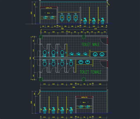 Toilet umum Blok CAD DWG Unduh Gratis - dwgLAB - balustradellc