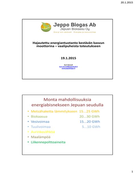 TOIMINTAPERIAATEASIAKIRJA - Jepuan Biokaasu