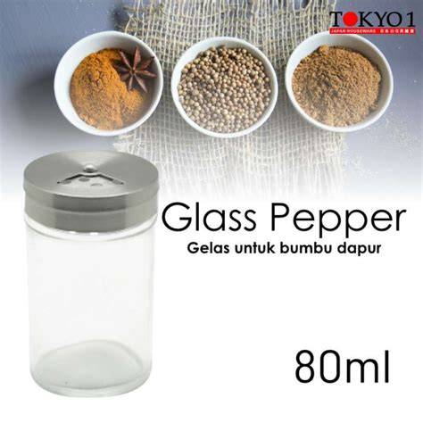 Tokyo1 Glass Pepper 80ml Tempat Bumbu 178787 - Shopee Indonesia - raincitystudios.com