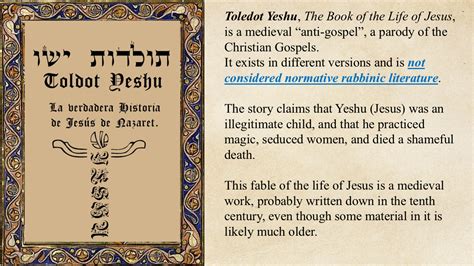 Toledot Yeshu - Wikipedia bahasa Indonesia, ensiklopedia bebas - balustradellc