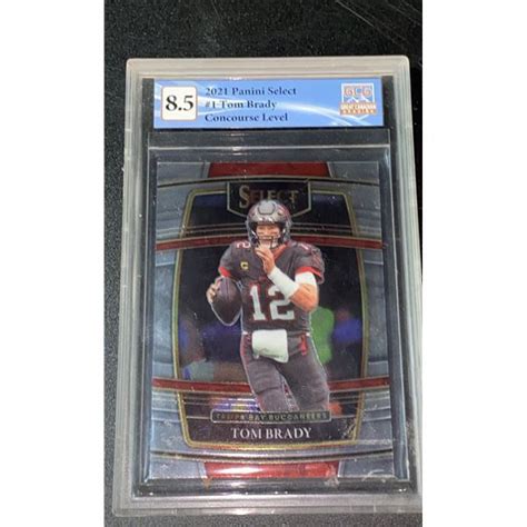 TOM BRADY 2024 Panini Select #101 Die-Cut RED Prizm Tampa Bay …