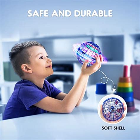 TOMZON Flying Orb Ball for Kid, Nebula Orb with RGB LED Lights ...