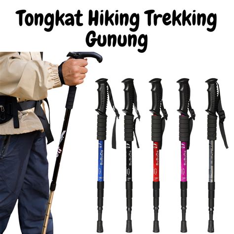 Tongkat Daki Gunung/ Tongkat Hiking Trekking Pole - balustradellc