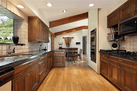 Top 10 dark wood floors with oak cabinets ideas and inspiration - balustradellc