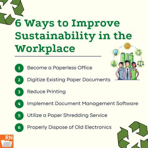 Top 10 Environmental Sustainability Workplace Practices - raincitystudios.com