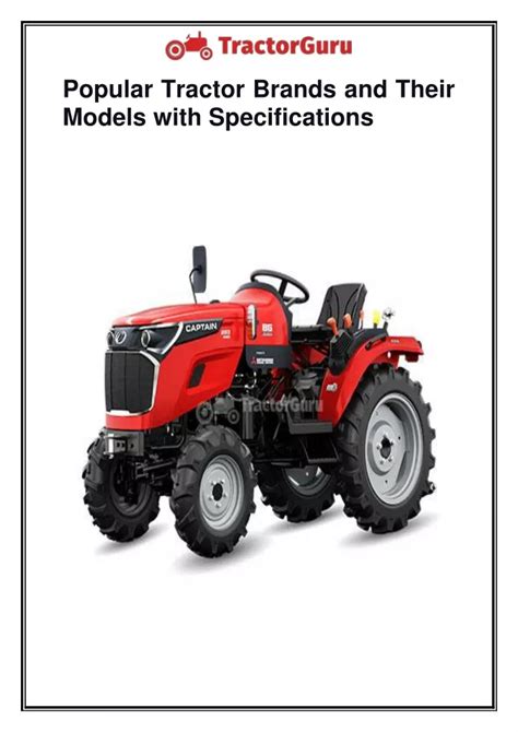Top 10 Mini Tractor Brands and Their Popular Models … - balustradellc