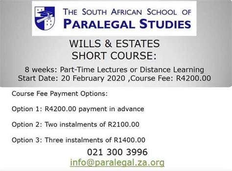 Top 10 Paralegal Courses in South Africa | Cost and Requirements - balustradellc