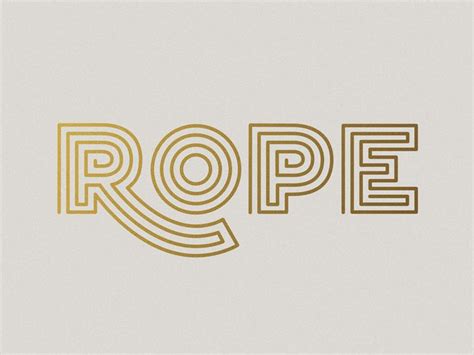 Top 10 rope typography ideas and inspiration - muktibox.com