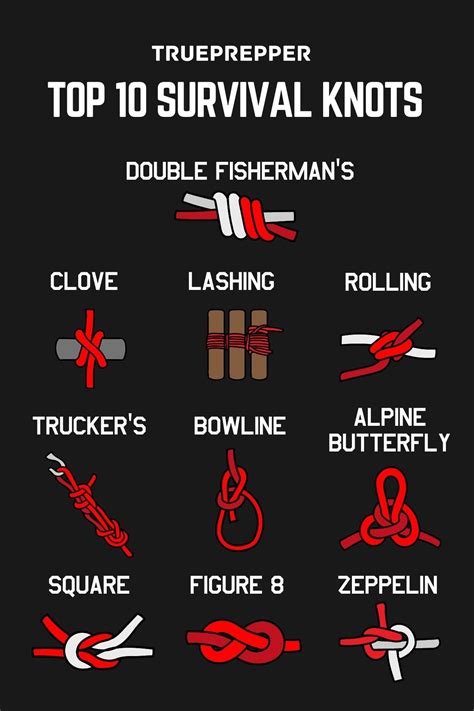Top 10 Survival Knots You Need to Know - TruePrepper - balustradellc