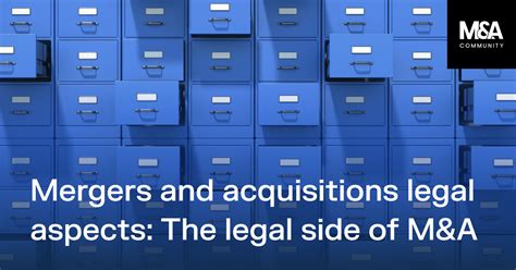 Top 11 mergers and acquisitions legal aspects - M&A … - balustradellc