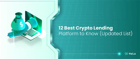 Top 12 Crypto Lending Platforms to Watch in 2025 (Updated - balustradellc