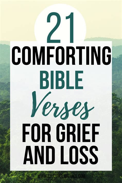 Top 20+ Comforting Bible Verses About Grief and Loss - balustradellc