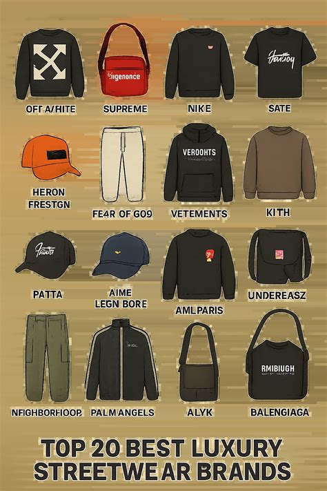 Top 20 Best luxury Streetwear Brands for the Modern Urban Look - balustradellc