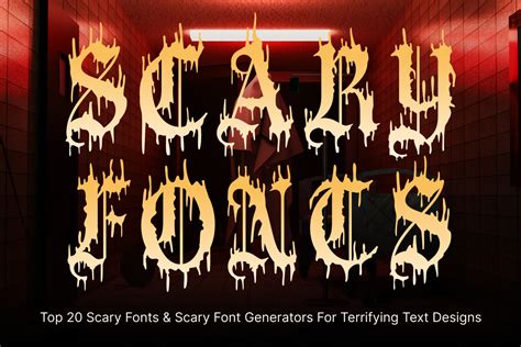 Top 20 Scary Fonts & Scary Font Generators for … - muktibox.com