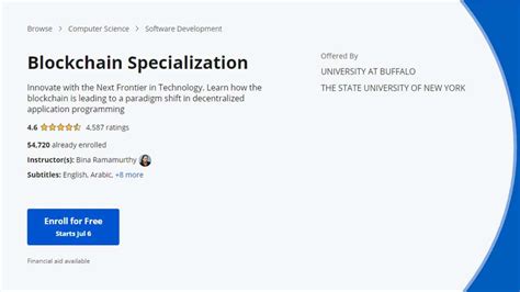 Top 30 Online Coursera Courses on Blockchain - balustradellc