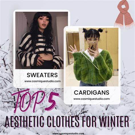 TOP 5 AESTHETIC CLOTHES FOR WINTER - Cosmique Studio