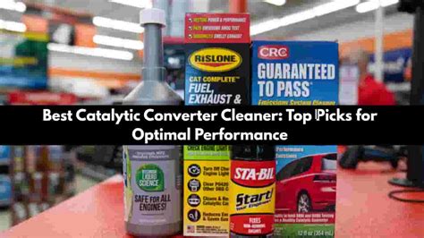 Top 5 BEST Catalytic Converter Cleaners in (2026) - balustradellc