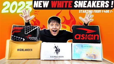 TOP 5 WHITE SNEAKERS HAUL 2024 🔥🤯 ASIAN, HIGHLANDER, US …