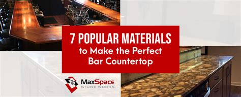 Top 7 Popular Bar Countertop Materials - balustradellc