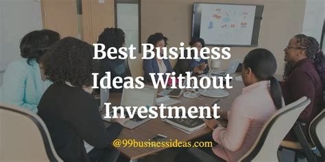 Top 75 Profitable Business Ideas Without Investment - balustradellc