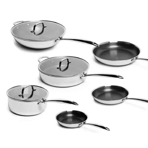 Top Chef 9-Piece Stainless Steel Nonstick Cookware Set, Oven ... - balustradellc