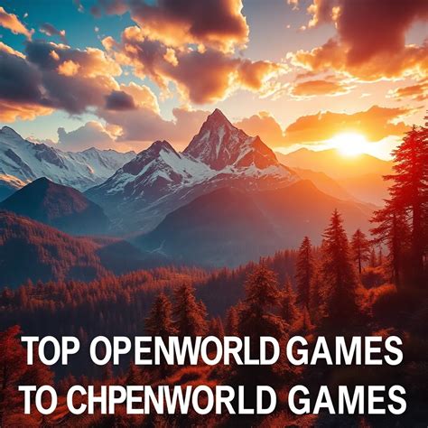 Top Open-World Games to Check Out for 2026 : LevelUpTalk - balustradellc