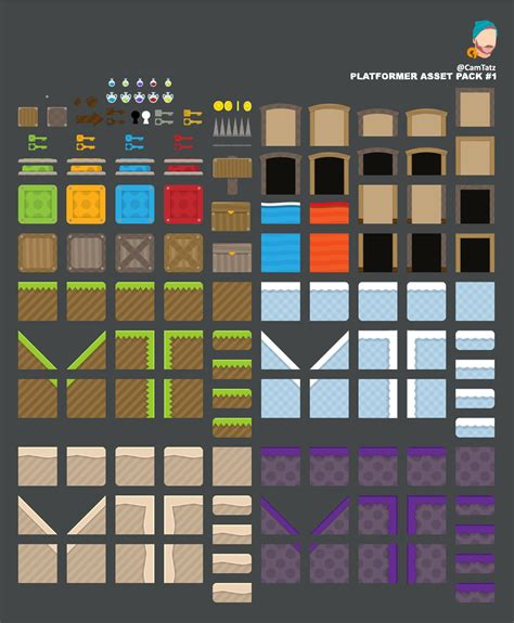 Top Platformer game assets - itch.io - muktibox.com