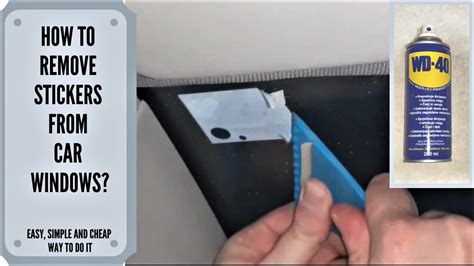 Top Tips: Removing Car Window Stickers - The … - balustradellc