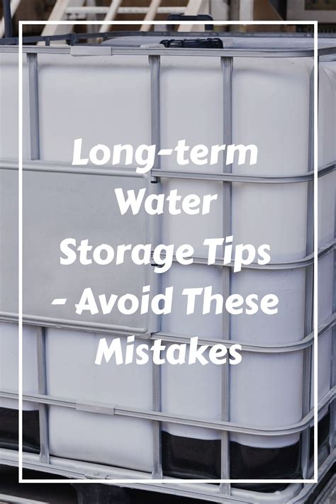 Top Tips for Storing Water for Long-Term Use - The … - balustradellc