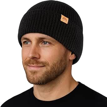 TOP-EX 100% Merino Wool Beanie Warm Winter Hat for Men - balustradellc