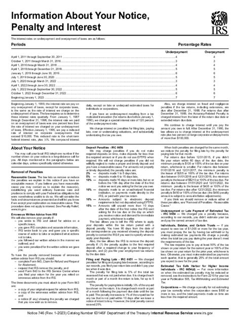 Topic no. 653, IRS notices and bills, penalties and interest charges - balustradellc