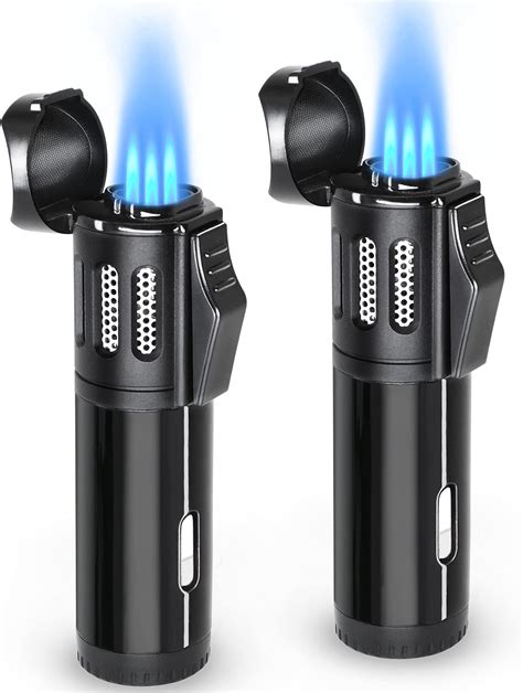 Torch Lighter 2 Pack Triple Jet Flame Butane Torch … - balustradellc