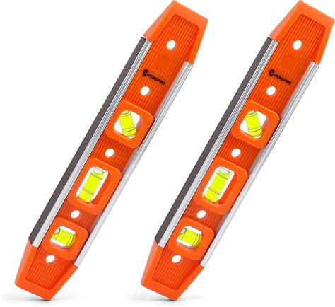 Torpedo Level RONGPRO 9 Inch , Magnetic Level Tool With 90°/180 ... - balustradellc