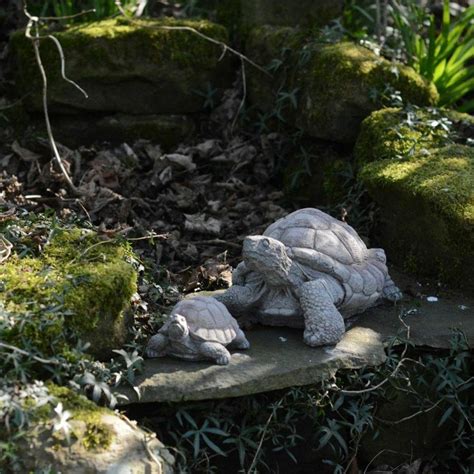 Tortoise Family Garden Ornament - muktibox.com