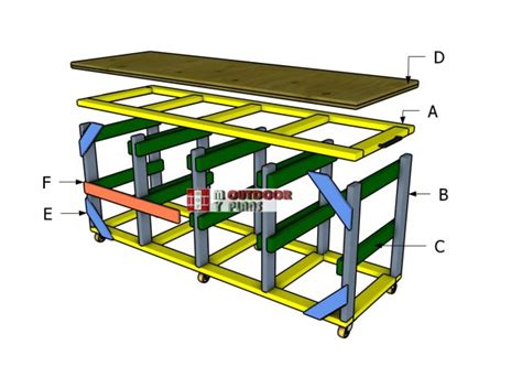 Tote Storage Workbench Plans – Free DIY Plans - balustradellc