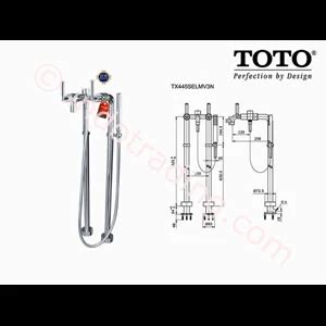Toto Shower Floor Standing Tx445selmv3n KRAN AIR - balustradellc