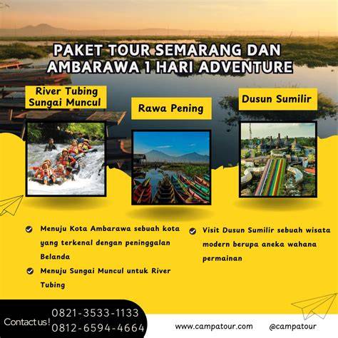 Tour Ambarawa, Dieng, dan Semarang 4H3M - Campa Tour and Event - balustradellc