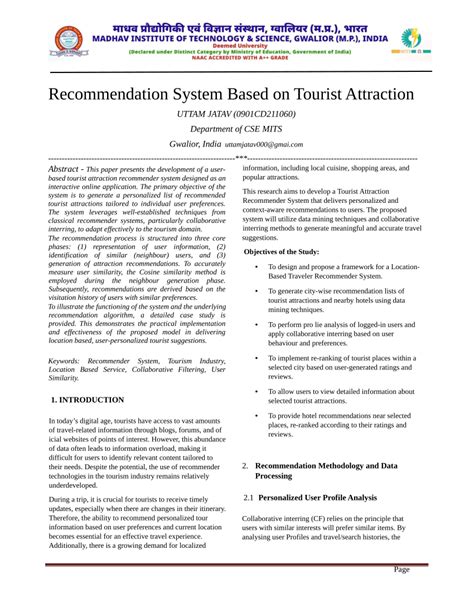 Tourist Attraction Recommendation System Based on Django and ... - wintechmobiles.com