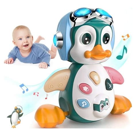 Toys for 1 Year Old Boy, Musical Penguin Learning Toy for Toddlers 1-3 ... - balustradellc